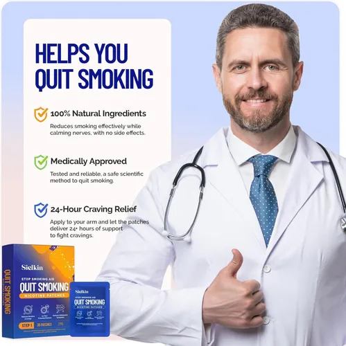 Vista 2 de Parches de nicotina para dejar de fumar Paso 1, 21 mg - Ayuda para dejar de fumar - Cada parche proporciona un sistema transdérmico de nicotina