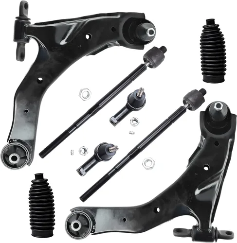 Vista 112 de Detroit Axle - Kit de brazos de control delanteros 2WD de 8 piezas para Ford F-150 Lincoln Mark LT 05-08, 4 brazos de control superior e inferior