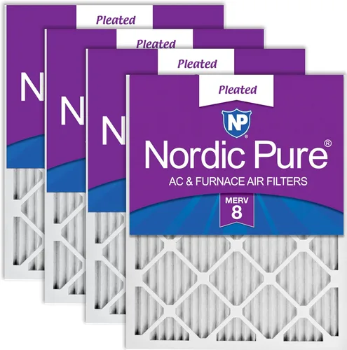 Vista 74 de Filtro de horno de aire acondicionado, caja de 6, de Nordic Pure Merv 12., 18x30x1M12-6