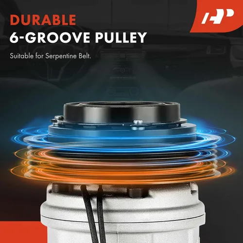 Vista 6 de A-Premium Compresor de aire acondicionado de CA con embrague compatible con Kia Forte 2019-2021, Forte5 2020-2022, 2.0L