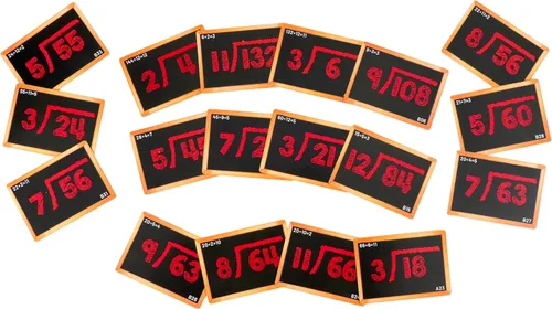 Vista 3 de Regal Games Tarjetas flash de matemáticas para multiplicación y división, 1º, 2º, 3er grado y más, tarjetas flash matemáticas para niños