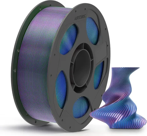 Vista 41 de ANYCUBIC - Bobina de filamentos Galaxy para impresora 3D, de PLA y purpurina brillante, de 1.75 mm y con precisión dimensional de +/- 0.03 mm, 1 kg