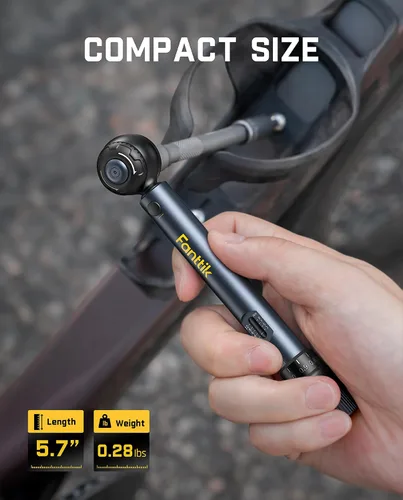 Vista 2 de Fanttik WB10 Nova - Juego de llaves dinamométricas para bicicleta de 1/4 pulgadas, 2-10 Nm/1.47-7.37 pies-libras, 14 bits de dirección dual con clic