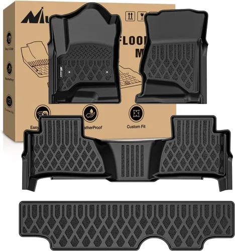 Vista 33 de Nilight Alfombrillas TPE para Chevy Silverado GMC Sierra Crew Cab 1500 2500 2500HD 3500HD 1999-2006, 2007 Silverado GMC Sierra Classic Body