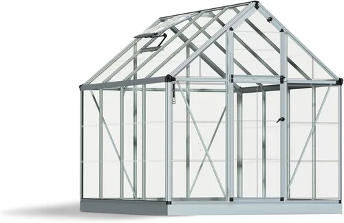 Snap & Grow invernadero de 6 pies, plateado, tamaño: 6' x 8', Plateado