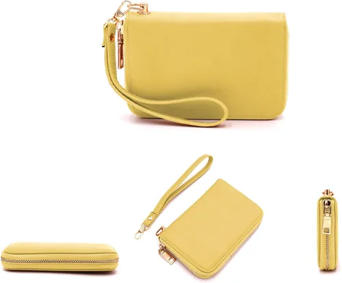 Vista 3 de LOVESOME Cartera pequeña con cremallera alrededor de la muñeca para mujer