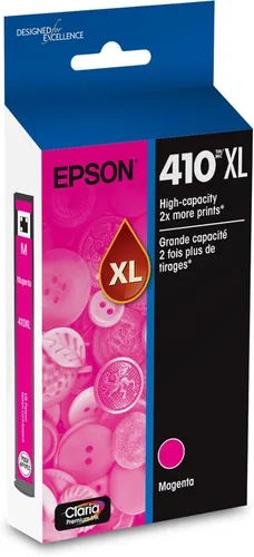 Vista 8 de EPSON Tinta Claria Premium 410 de alta capacidad (T410XL020) funciona con Expression Premium XP-530, XP-630, XP-640, XP-7100, XP-830