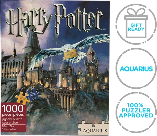 Vista 7 de AQUARIUS Harry Potter Puzzle Hogwarts Castle (1000 Piece Jigsaw Puzzle) - Officially Licensed Harry Potter Merchandise & Collectibles - Glare Free