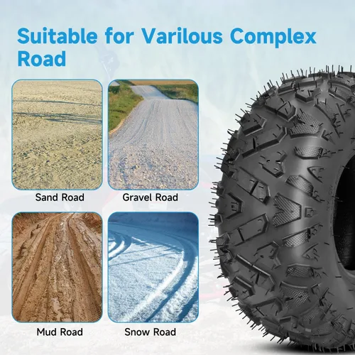 Vista 9 de EOPOAYI 145/70-6 145 70-6 Mini neumático de bicicleta compatible con Coleman CT100U Baja DB30 KT196 GK200 Go Kart RT100 Massimo MB100 GMB100