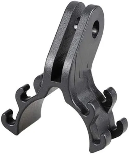 Vista 3 de Soporte para linterna de luz de bicicleta, soporte de clip para bicicleta de carretera, parte de ciclismo, ajustable, compatible con adaptador