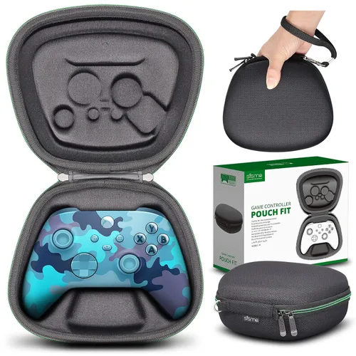 sisma Carry Case Compatible with Xbox Series XS & Core Wireless Controller Hard Shell Home Safekeeping Travel Protective Cover Storage Case Carrying