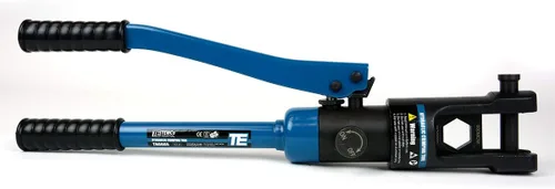 Vista 6 de TEMCo Industrial Crimpadora Hidráulica de Terminales de Cable TH0005 V2.0 (11 US TON) 10 AWG a 600 MCM Kit de Herramientas de Cable de Terminal