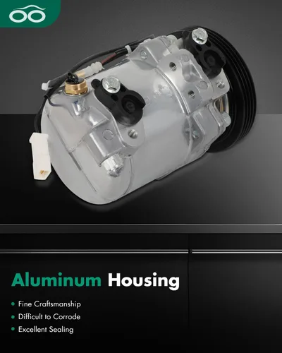 Vista 3 de SCITOO Compresor de CA con embrague para Suzuki Grand Vitara 2.5L 1999 2000 2001 2002 2003 2004 2005, compresor de aire acondicionado