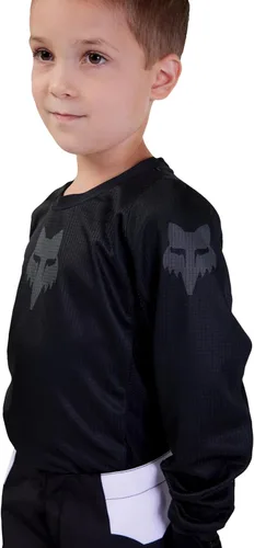 Vista 2 de Fox Racing 180 - Camiseta de motocross para niños, negro/negro, talla S