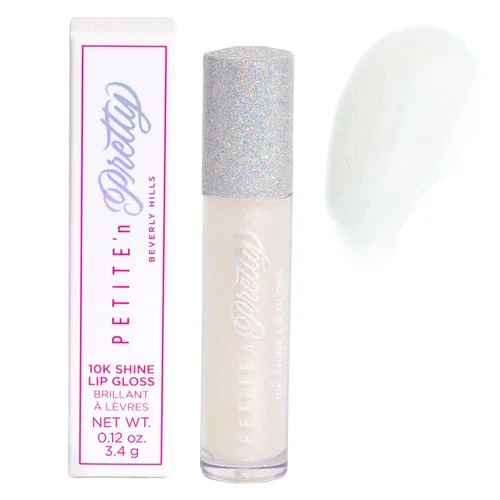 Petite 'N Pretty Brillo de labios 10K Shine para niñas (Diamond Heist) – Maquillaje para niños, preadolescentes y adolescentes, alto brillo, suave,