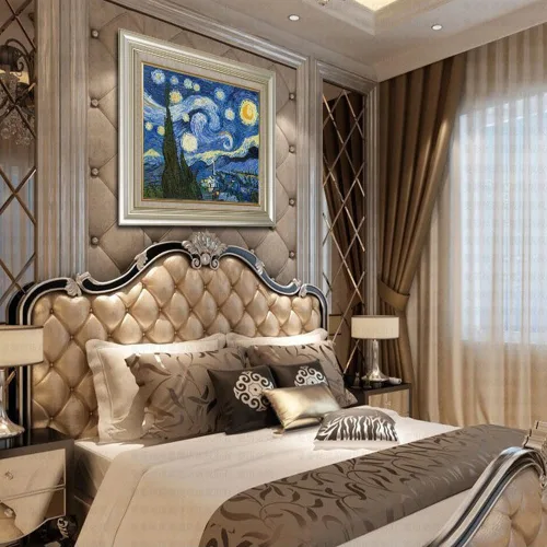 Vista 6 de OWAY Full Drill 5D Diamond Painting 20X16 inch, Paint by Number Kits Starry Night Diamond Painting Kits for Home Wall Decor