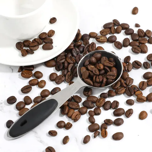 Vista 5 de 1 cucharada (3 cucharaditas 0.5 fl oz 15 cc 0.5 onzas) cuchara medidora de mango largo, cuchara de mesa de acero inoxidable cuchara de café