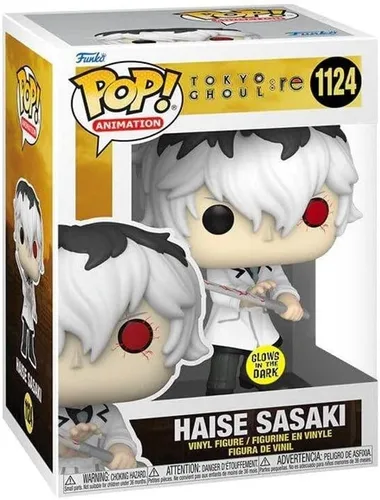 Vista 2 de Funko Pop 1124 Haise Sakaki Resplandor en la oscuridad Tokyo Ghoul:Re
