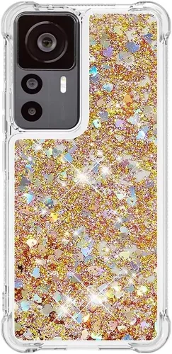 Vista 44 de Funda de silicona transparente con purpurina para Xiaomi Redmi A1 Bling Liquid Clear Star Heart Silicone Bumper a prueba de golpes, funda