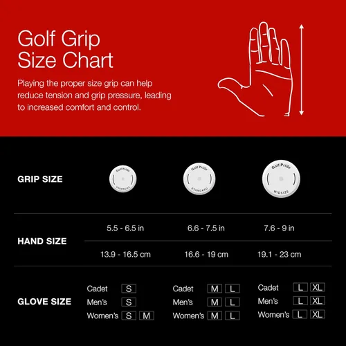 Vista 6 de Golf Pride Agarre de golf Tour Wrap, agarre cómodo y duradero para palos, diseño clásico con tacto de alta adherencia, construcción de goma