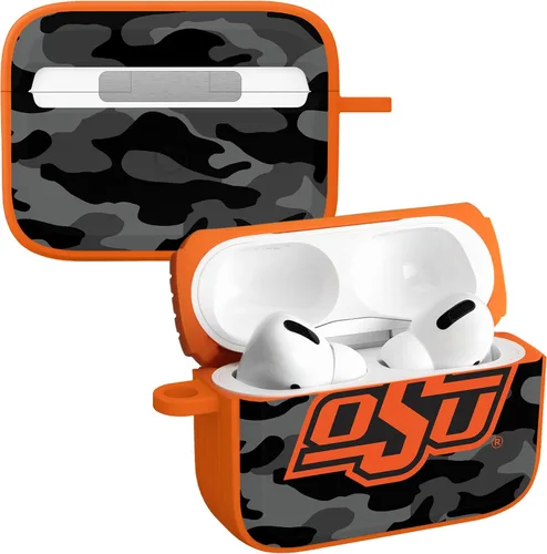 Vista 10 de AFFINITY BANDS Oklahoma State Cowboys Camo HDX - Funda compatible con Apple AirPods Generaciones 1 y 2