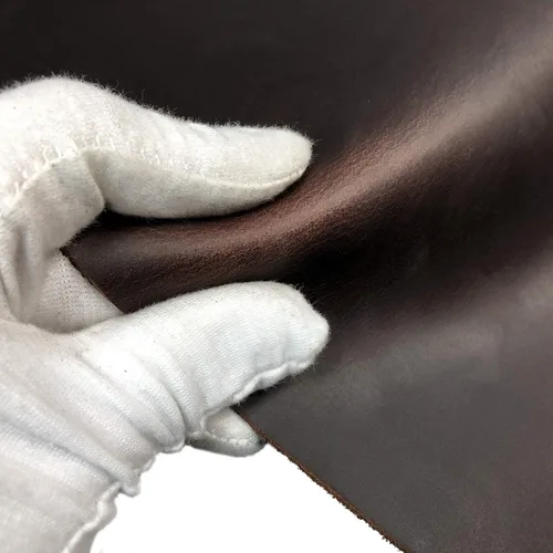 Vista 9 de Tas Trost 5/6 OZ 1.8-2.0mm Thick Cowhide Leather Pre-Cut Square Tooling Leathercraft, Crazy-Horse Leather Saddle Waxed Cow Skin DIY Craft 3.5mm-Black