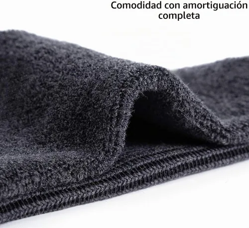 Vista 5 de CelerSport - Calcetines deportivos para botas de trabajo para hombre con Negro