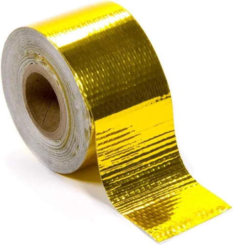 Vista 13 de Design Engineering 10397, Inc. Reflect-A-Gold - Cinta/Envoltura Aislante Reflectante con Respaldo Adhesivo de Alta Temperatura de 2" x 30 pies.