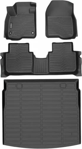 Vista 10 de Auxko Alfombrillas para todo tipo de clima, aptas para Honda CR-V 2017-2022, forros de elastómero termoplástico, accesorios para todas