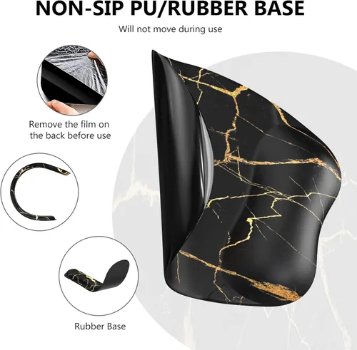 Vista 5 de Alfombrilla de mouse Anyshock con soporte de muñeca, almohadilla de escritorio para teclado y mouse, alfombrilla de mouse negra, set de alfombrilla