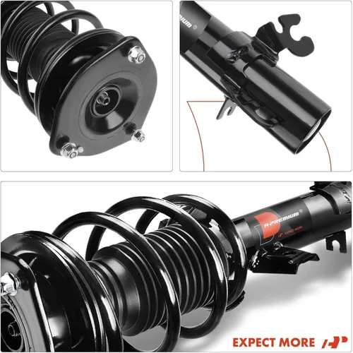 Vista 7 de A-Premium Puntales delanteros completos compatibles con Mini Cooper [1.6L] 2007-2015, sin paquete deportivo y suspensión electrónica ajustable, 2