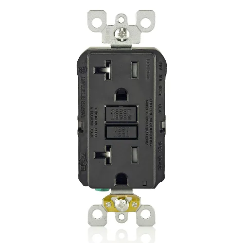 Vista 23 de Leviton Combinación GFCI de autoprueba SmartlockPro de 15 A con USB tipo A y tipo C en pared, cargador USB para teléfonos inteligentes y tabletas