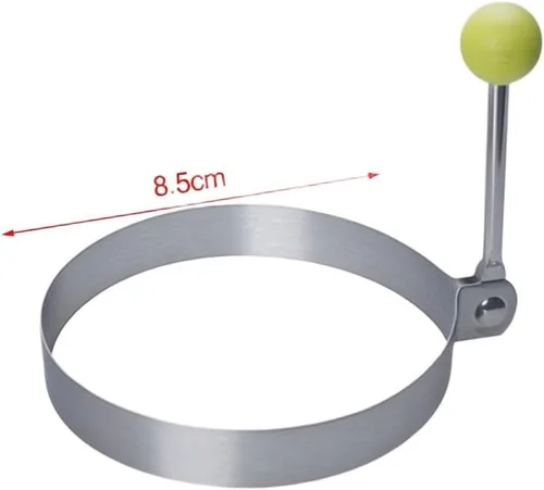 Vista 8 de Stainless Steel Egg Rings 3.5 Inch for Pancakes(Circle)