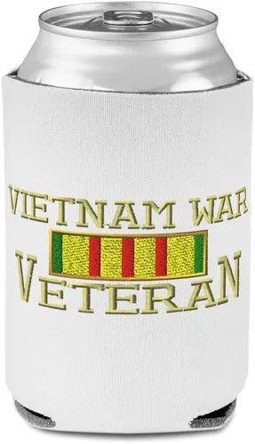 Fundas para latas Enfriador de bebidas Vietnam Veteran War A Patriot Buceo Espuma Fiesta Cerveza Cubierta