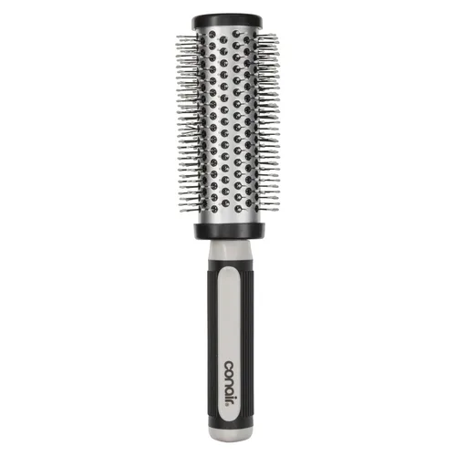 Vista 4 de Conair Salon Results Cepillo para Secado - Cepillo redondo para secador de pelo - Cerdas metálicas - Ideal para longitudes de cabello más cortas