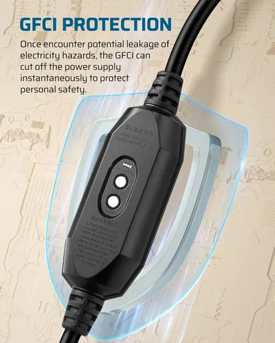 Vista 3 de DEWENWILS Cable de extensión GFCI para exteriores de 3 pies, cable de extensión de calibre 12/3 para múltiples electrodomésticos, cable de Negro