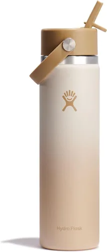 Vista 15 de Hydro Flask de boca ancha con tapa Flex de pajita de 24 onzas Agave