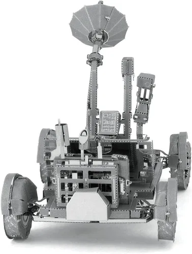 Vista 3 de Fascinations Metal Earth Apollo Lunar Rover 3D Kit de modelo de metal