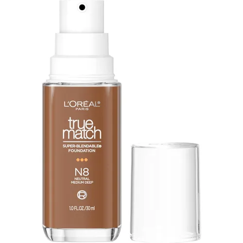 Vista 16 de L'Oreal Paris True Match - Base líquida supermezclable, maquillaje de base líquida de cobertura media, C0.5, ligero, 1 onza líquida