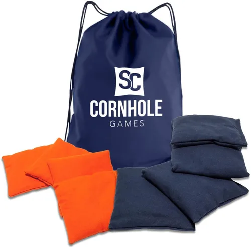 Vista 23 de Bolsas de cornhole resistentes al clima (juego de 8) - Tamaño/peso profesional de regulación (16 oz) - Uso en tableros de cornhole profesionales