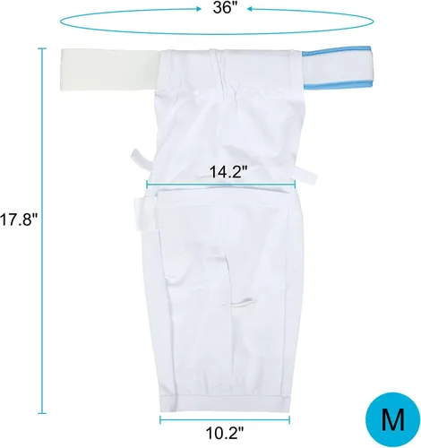 Vista 3 de Soporte para bolsa de pierna de catéter, funda para bolsa de pierna de orina con cinturón de cintura, funda para bolsa de pierna Foley