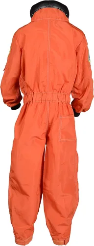 Vista 4 de Kid 's naranja Junior para disfraz de astronauta
