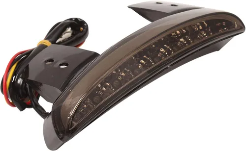 Vista 4 de ANKIA Guardabarros Trasero Cortado para Motocicleta con Borde LED, Placa de Matrícula de Freno, Luz Trasera, Luz de Parada, Luz de Funcionamiento