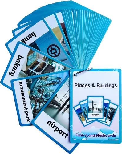 Vista 11 de Lilias Tarjetas flash – Tarjeta de bolsillo con palabras en inglés para niños pequeños, juguetes de aprendizaje, suministros para jardín