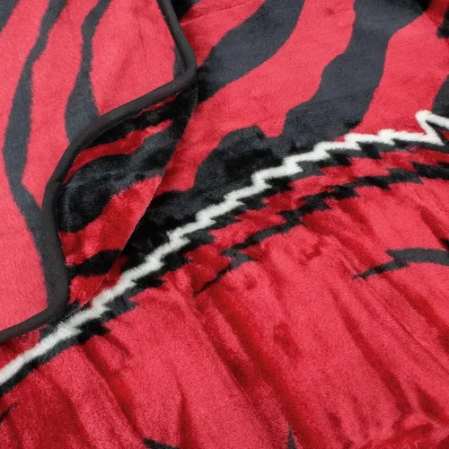 Vista 4 de College Covers Arkansas Razorbacks Raschel Manta de Tiro, 60 pulgadas por 50 pulgadas