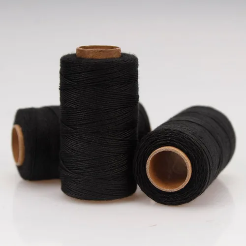 Vista 4 de Lusecarl Hilo de Poliéster 110 Yardas Cada Carrete para Extensiones de Cabello 3 Rollos Hilos de Tejido de Cabello para Costura a Mano, Extensiones