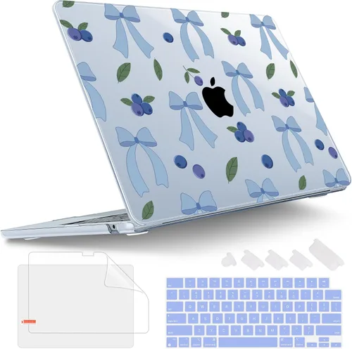 Vista 12 de Tuiklol Funda rígida para MacBook Air 2026, 2025, 2024, 2023, modelo M5, A3448, M4, A3241, M3, A3114, M2, A2941, funda rígida para MacBook de 15.3