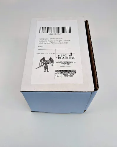 Vista 3 de El Nigromante - RPG de Aasimar Caído - Calabozo y Dragones - DND - Pathfinder - Señor del Anillo - Figura miniatura (gris/sin pintar)