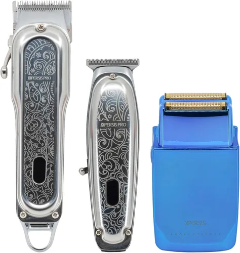 PRO - Cortapelos inalámbrico + recortadora de pelo para hombres y barberos + afeitadora con cuchillas afiladas, maquinilla de afeitar eléctrica con