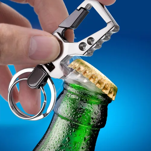 Vista 2 de 2 Pack Car Key Chain Bottle Opener Keychain for Men and Women